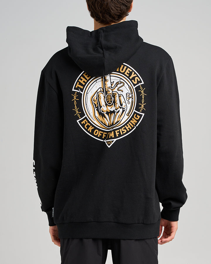 The Mad Hueys FK OFF FISH ON | HOODED PULLOVER