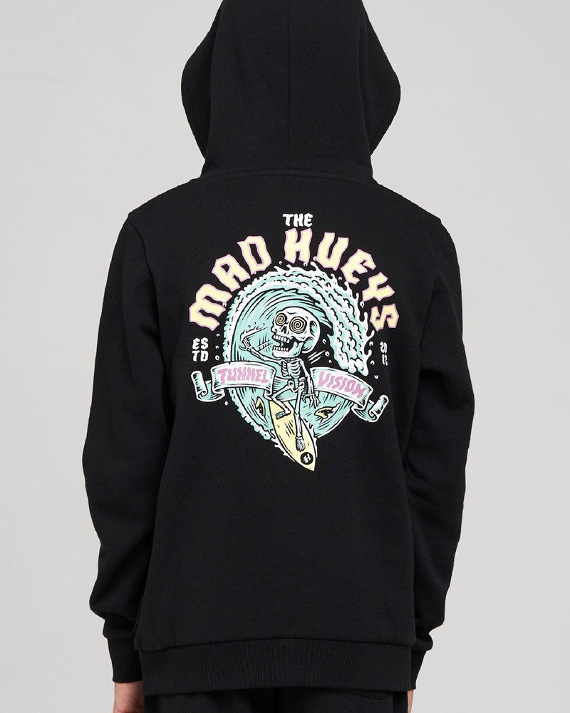 THE MAD HUEYS TUNNEL VISION | YOUTH HOODED PULLOVER
