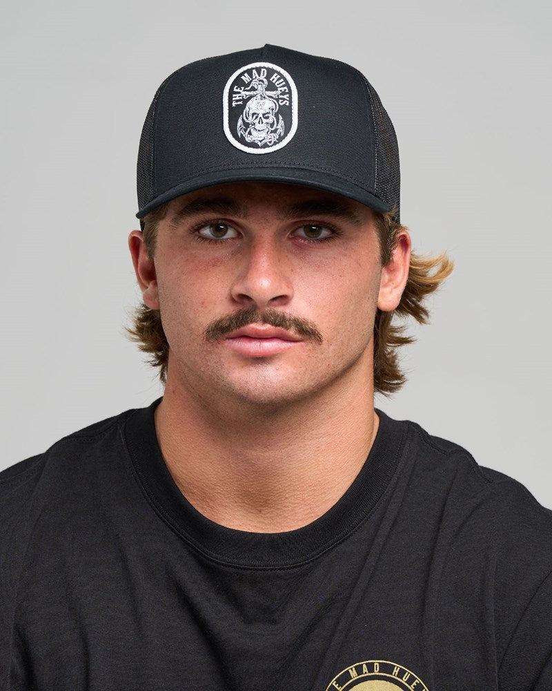 THE MAD HUEYS ROPE SKULL ANCHOR | TWILL TRUCKER