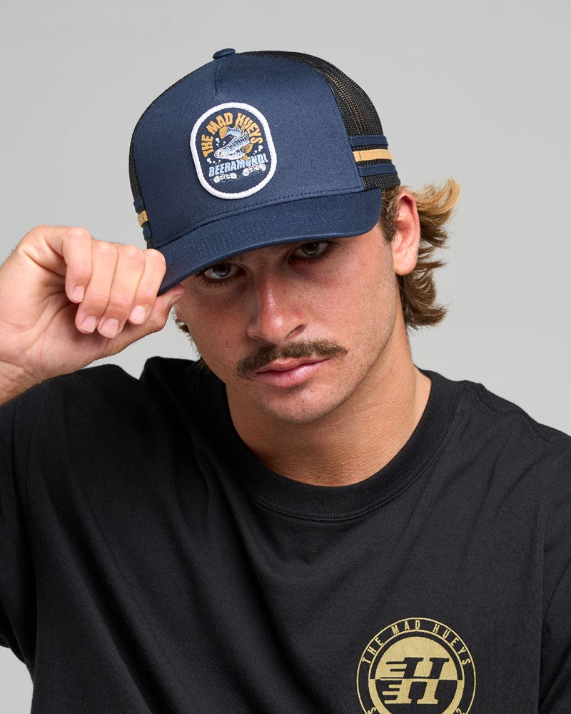 THE MAD HUEYS BEERAMUNDI | TWILL TRUCKER