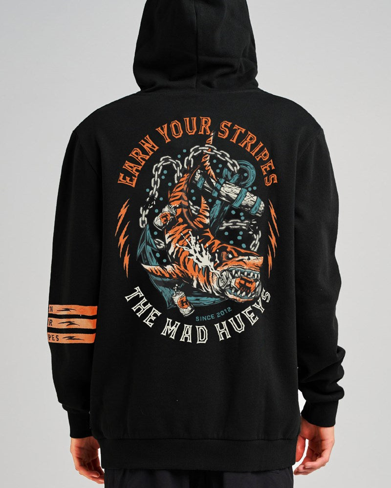 THE MAD HUEYS EARN STRIPES | HOODED PULLOVER