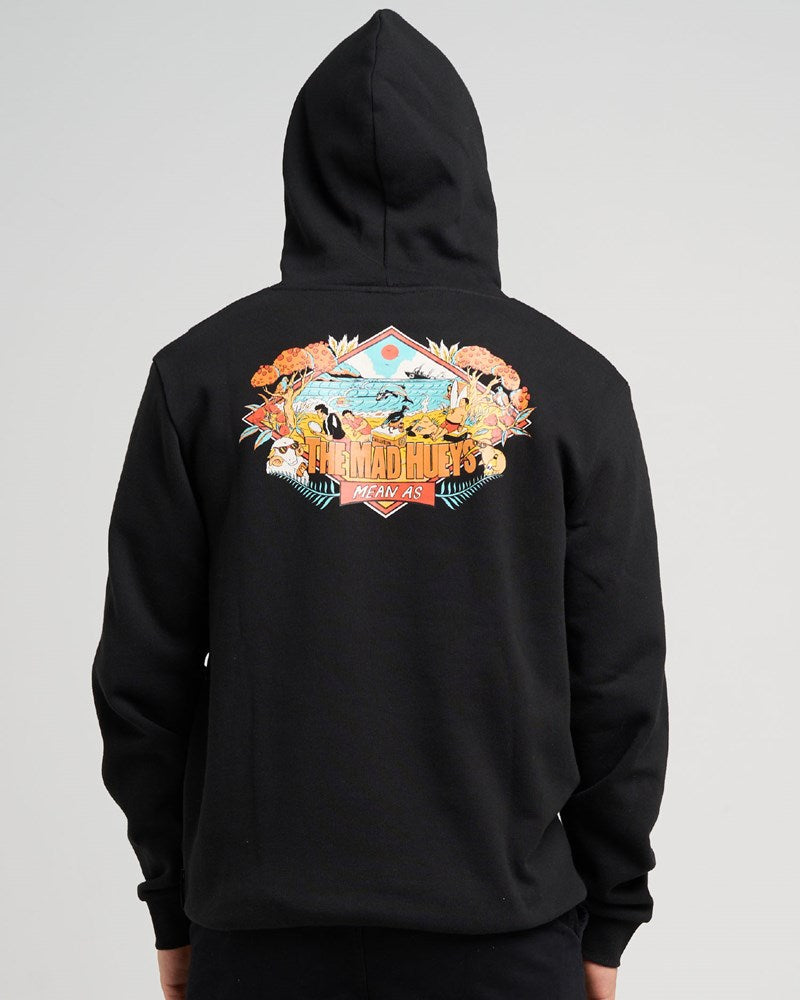 THE MAD HUEYS MEAN AS NZ | HOODED PULLOVER