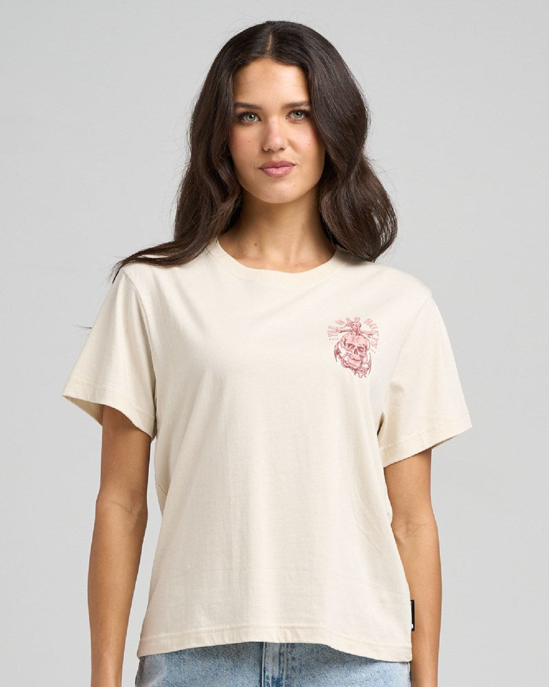 THE MAD HUEYS ROPE SKULL ANCHOR | WOMENS SS TEE