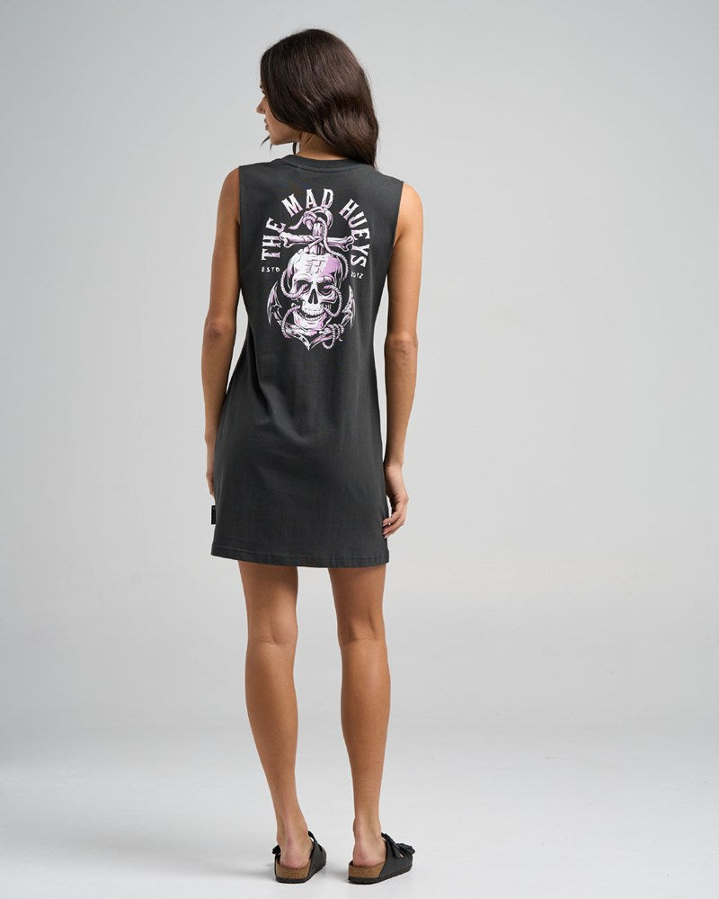 THE MAD HUEYS ROPE SKULL ANCHOR | WOMENS MUSCLE DRESS