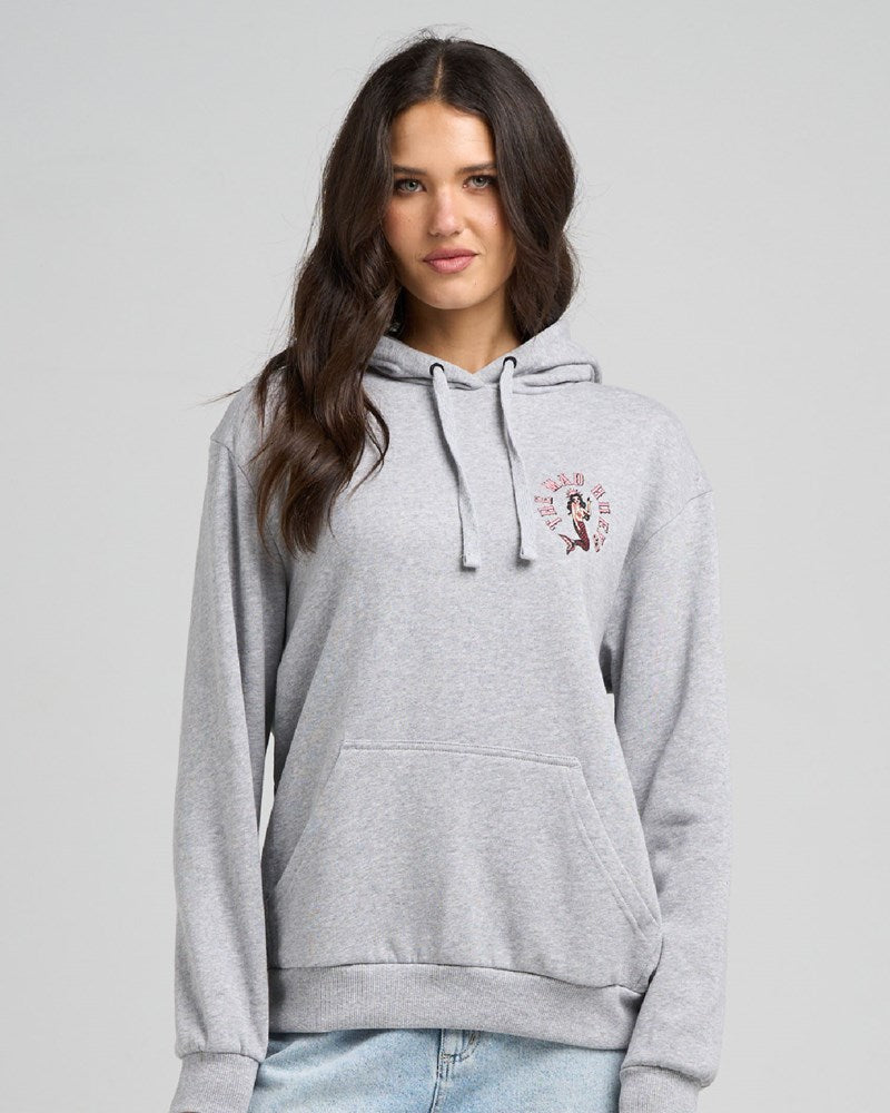 THE MAD HUEYS MERMAID ANCHOR | WOMENS HOODED PULLOVER