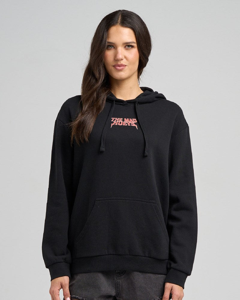 THE MAD HUEYS BORN TO HUEYS | WOMENS HOODED PULLOVER