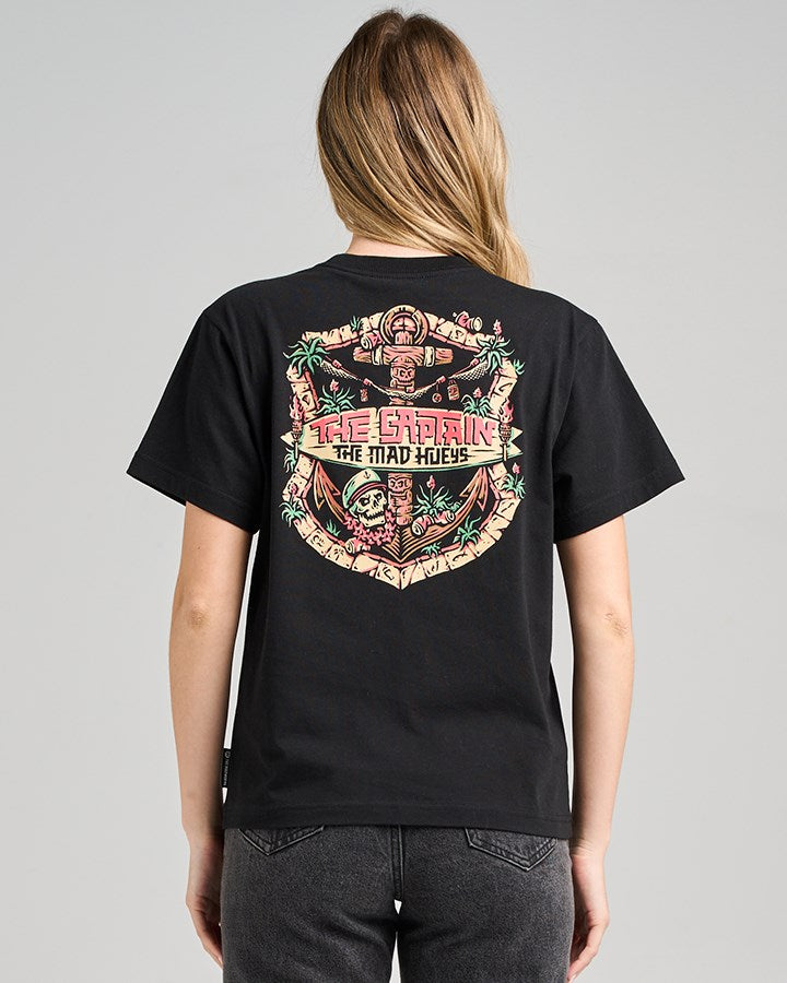 The Mad Hueys TIKI TIKI CAPTAIN | WOMENS SS TEE