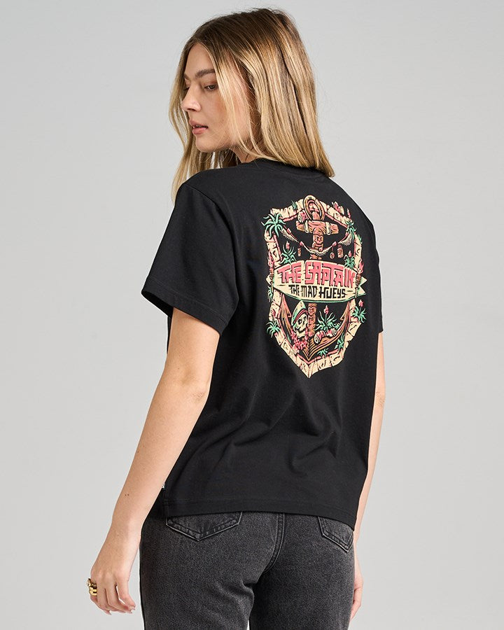 The Mad Hueys TIKI TIKI CAPTAIN | WOMENS SS TEE