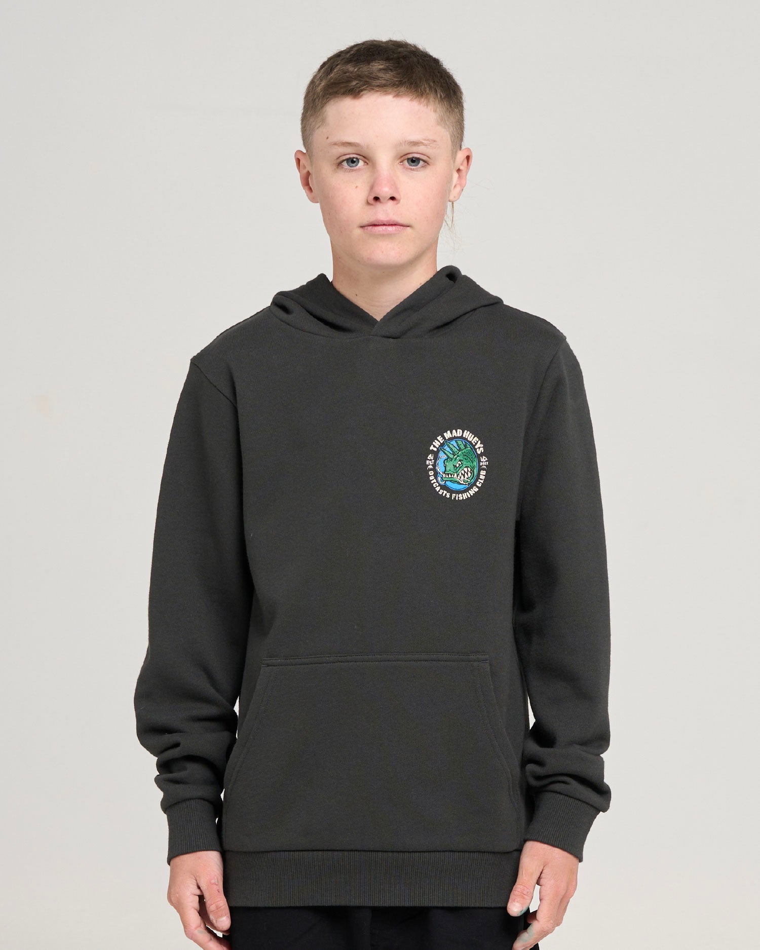 THE MAD HUEYS OUTCASTS | YOUTH HOODED PULLOVER