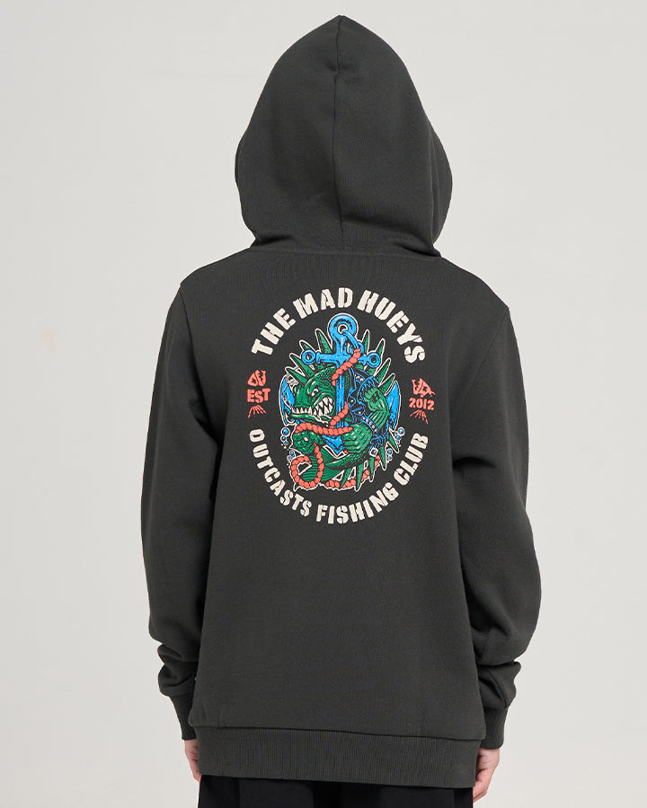 THE MAD HUEYS OUTCASTS | YOUTH HOODED PULLOVER
