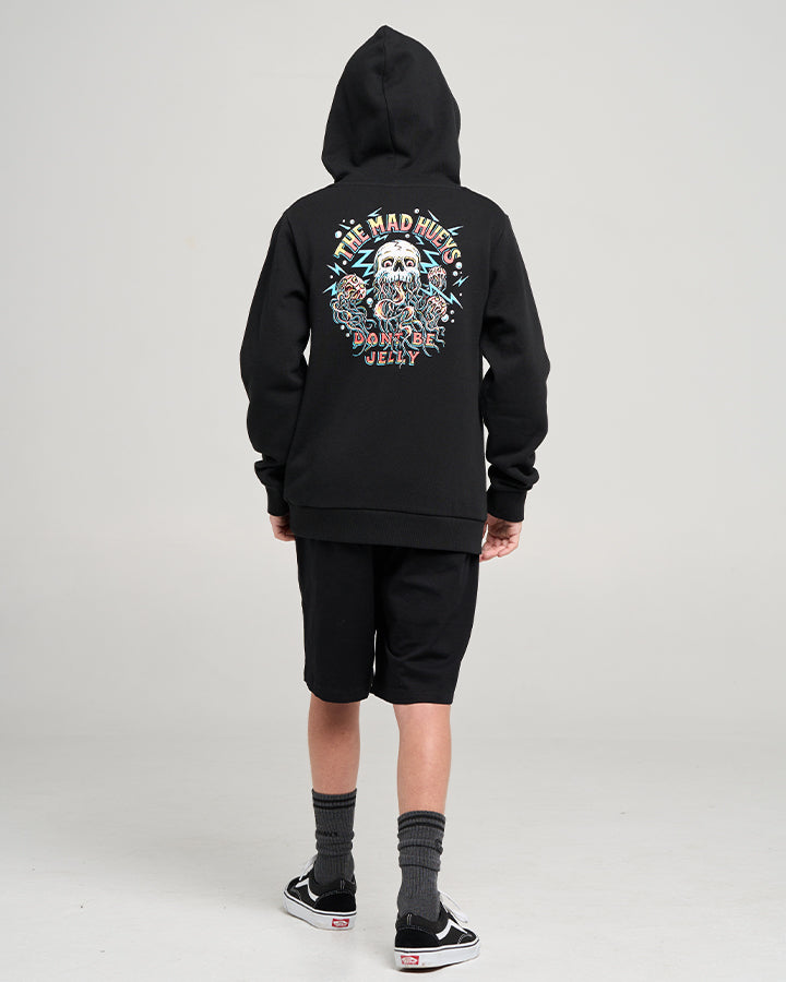 THE MAD HUEYS DONT BE JELLY | YOUTH HOODED PULLOVER