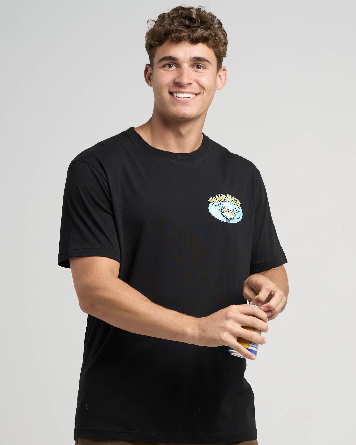 THE MAD HUEYS BEER AND FOAMING | SS TEE