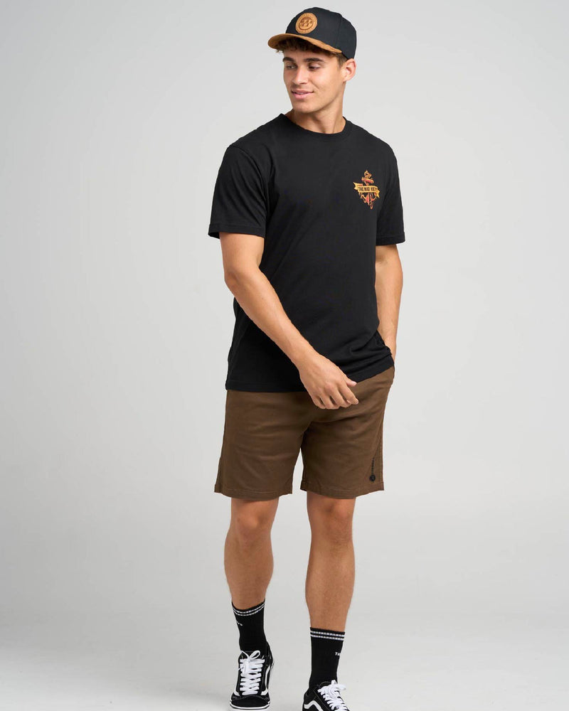 THE MAD HUEYS FLAME ANCHOR | SS TEE