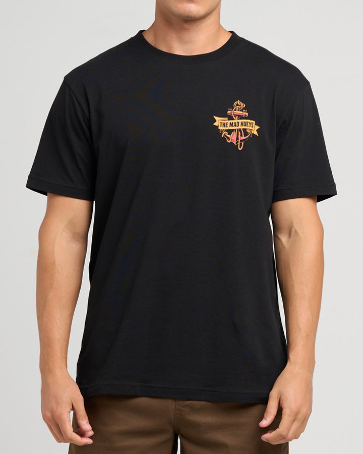 THE MAD HUEYS FLAME ANCHOR | SS TEE