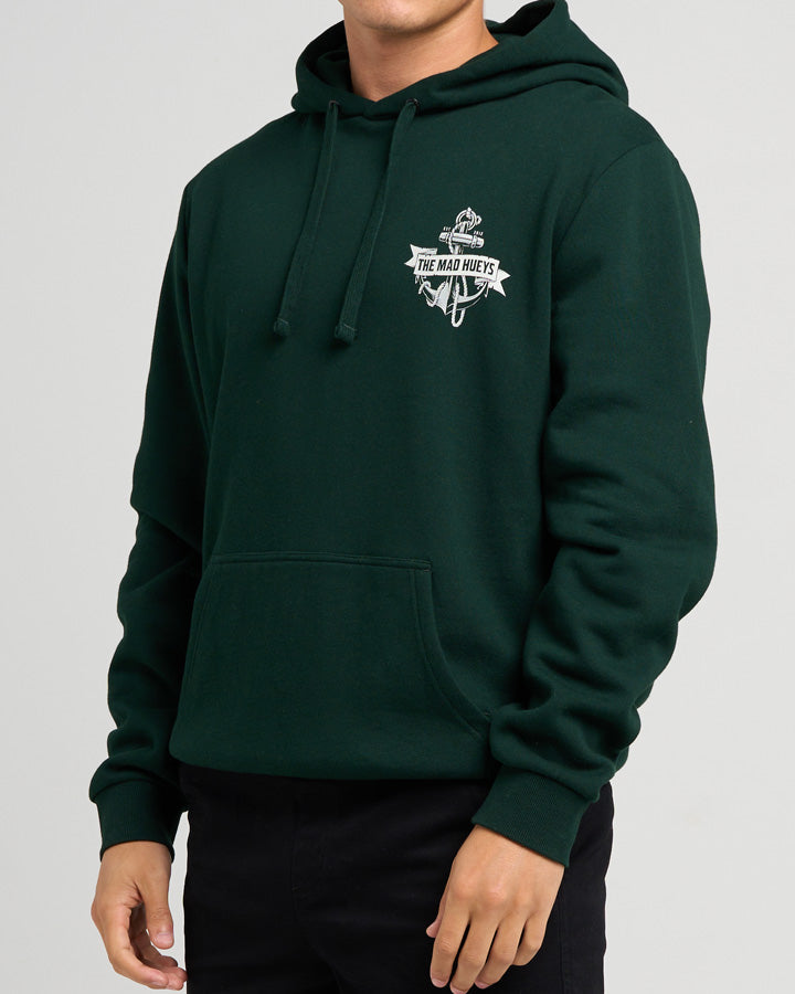 THE MAD HUEYS FLAME ANCHOR | HOODED PULLOVER