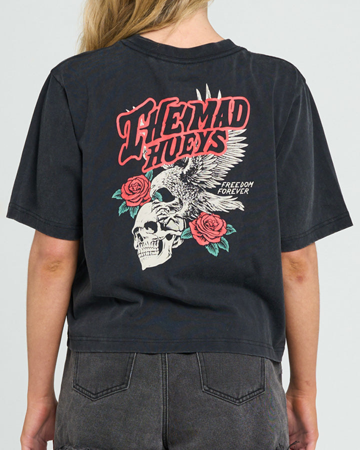 THE MAD HUEYS FREEDOM FOREVER | WOMENS BOXY TEE