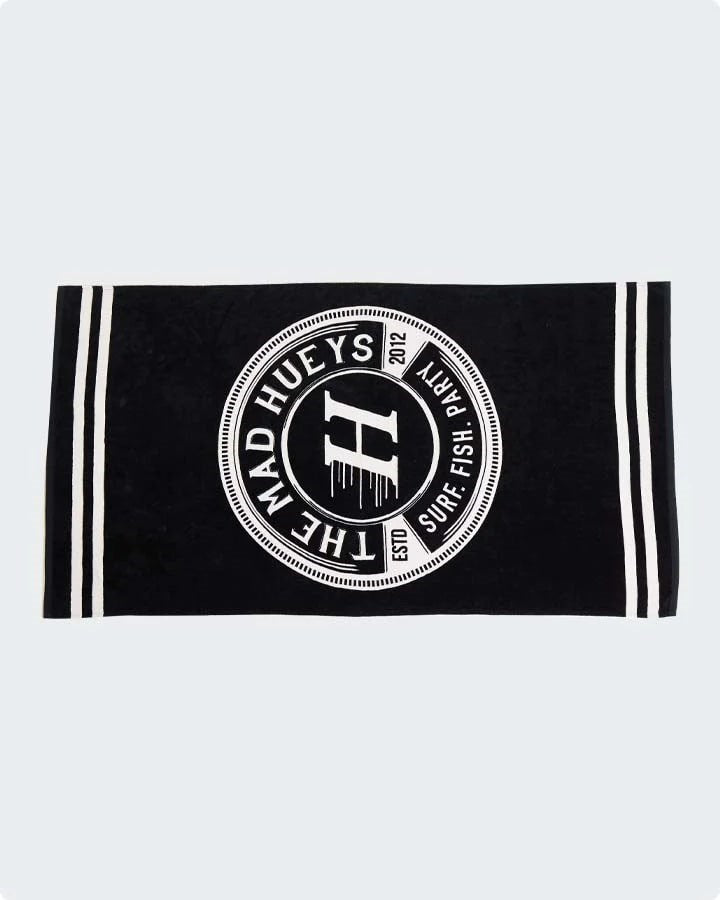 The Mad Hueys Surf Fish Party Beach Towel