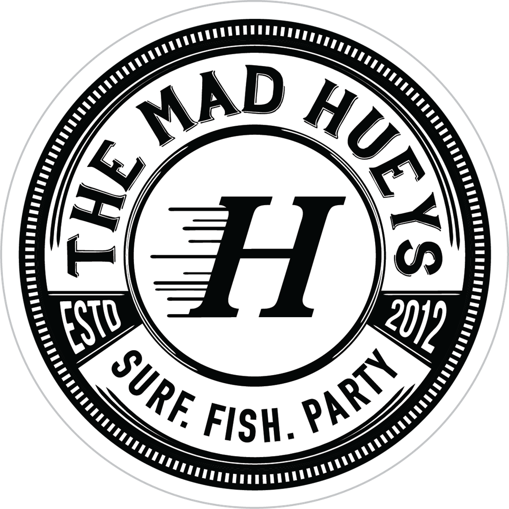 The Mad Hueys Surf Fish Party Sticker