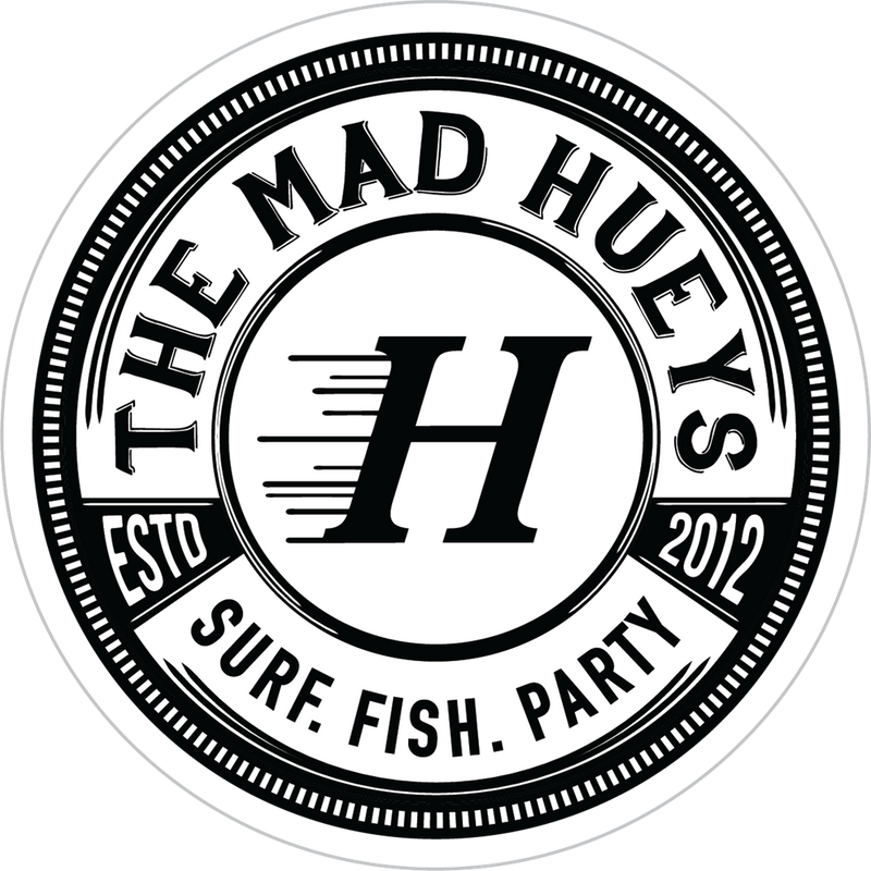 The Mad Hueys Surf Fish Party Sticker