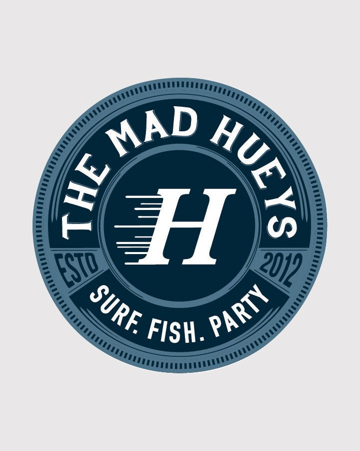 The Mad Hueys Surf Fish Party Sticker