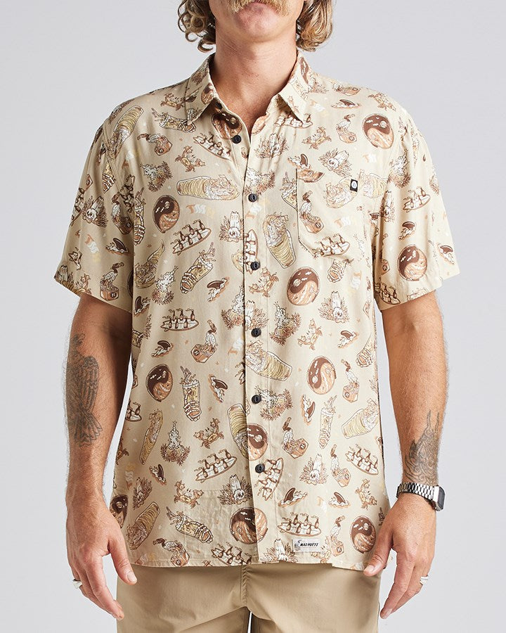 The Mad Hueys Schooner Or Later Woven Shirt