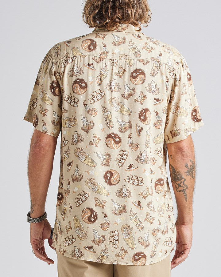 The Mad Hueys Schooner Or Later Woven Shirt