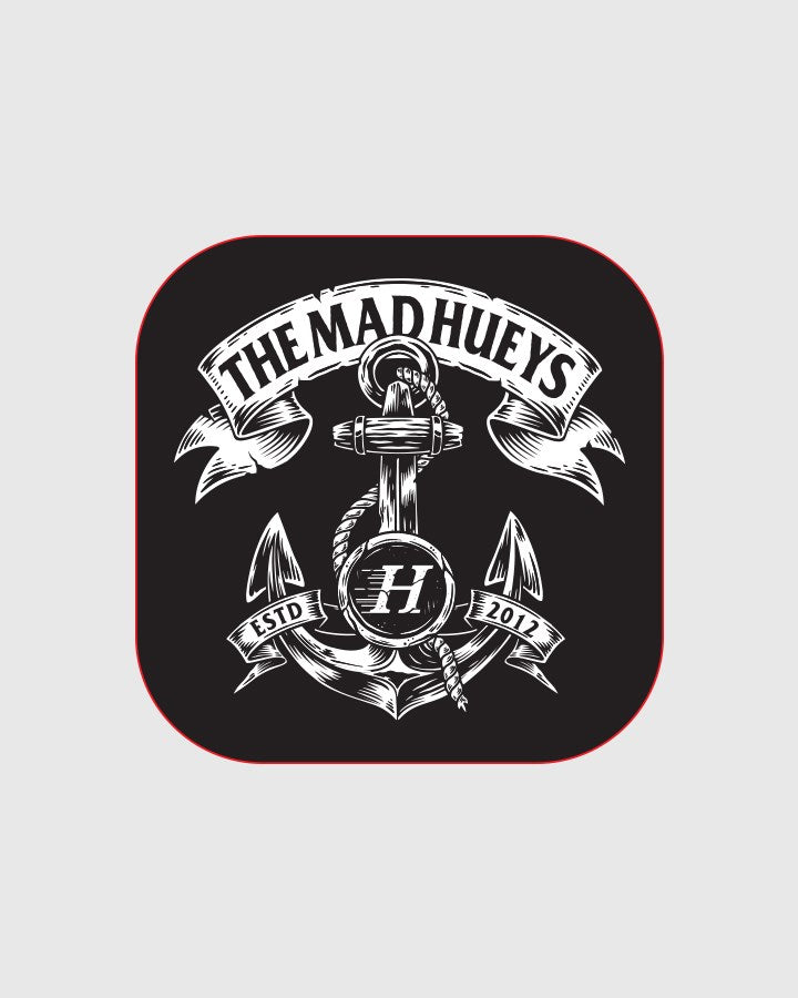 The Mad Hueys Hueys Anchor Sticker