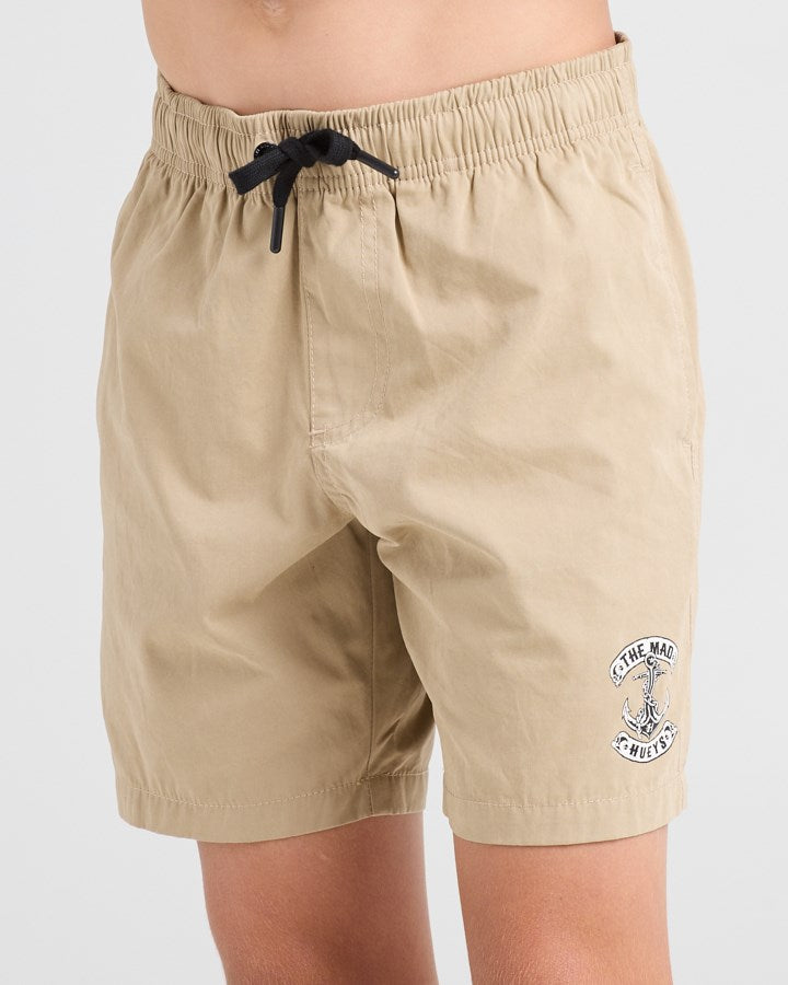 The Mad Hueys SKULL ANCHOR | YOUTH 14" VOLLEY SHORT