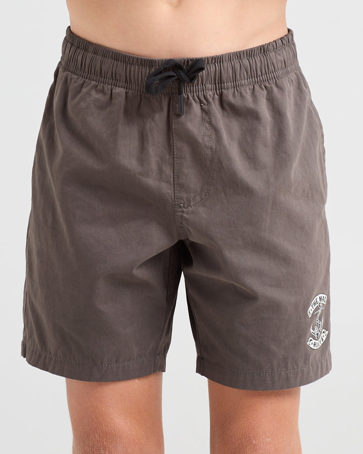 The Mad Hueys SKULL ANCHOR | YOUTH 14" VOLLEY SHORT