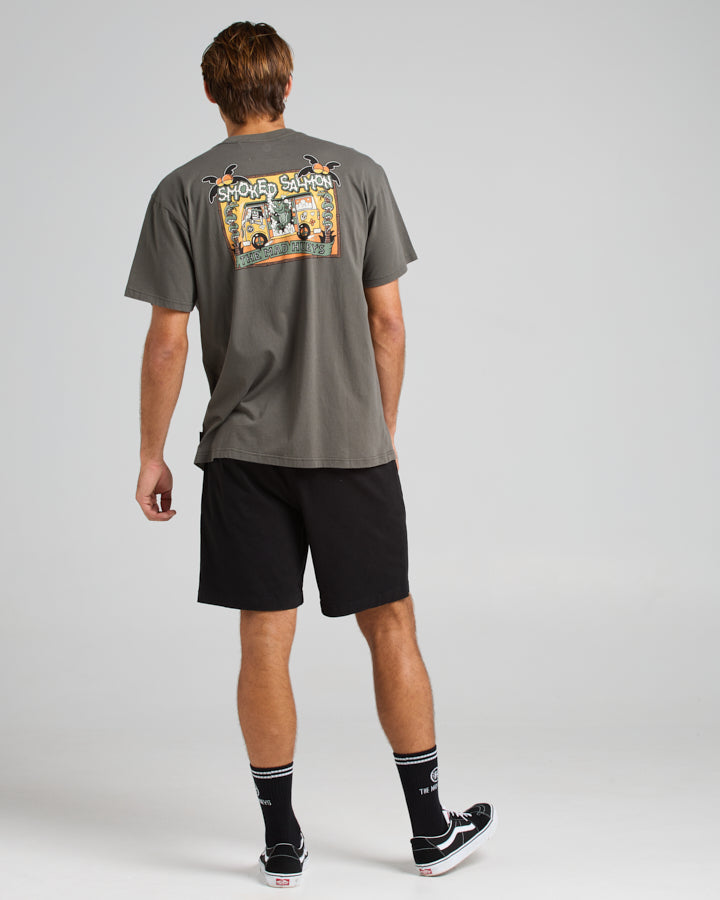 The Mad Hueys SMOKED SALMON | OVERSIZED SS TEE
