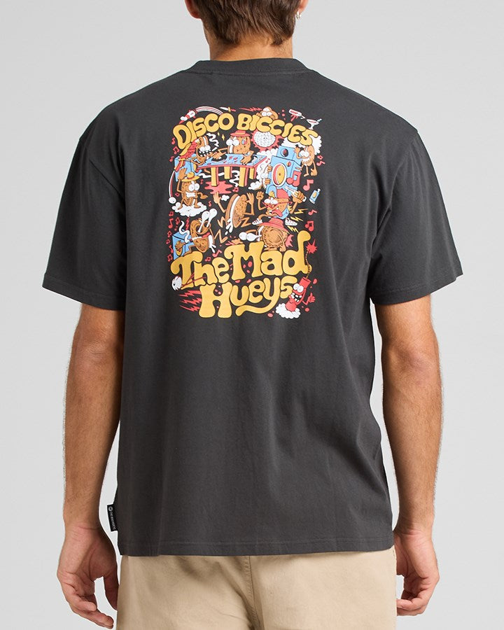 The Mad Hueys DISCO BICCIES | OVERSIZED SS TEE