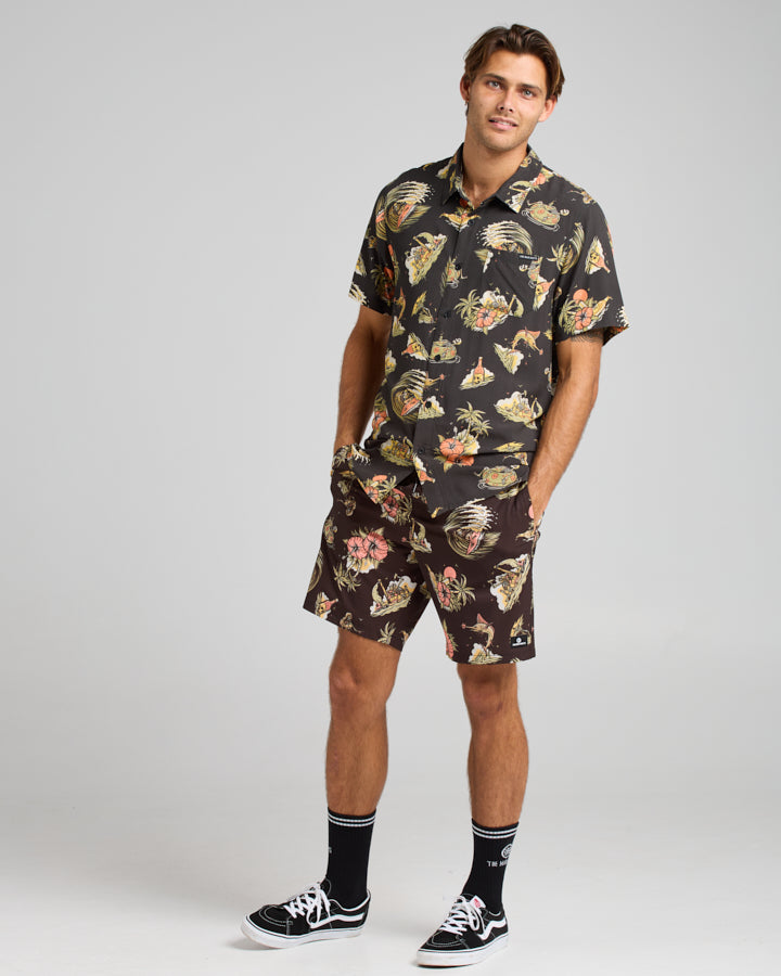 The Mad Hueys FROTHIN OUT | WOVEN SHIRT