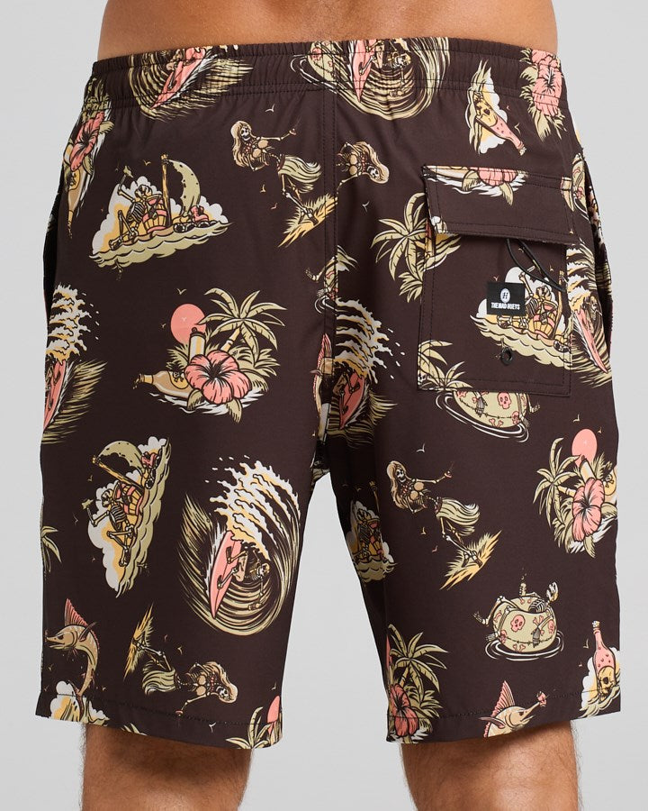 The Mad Hueys FROTHIN OUT | 19" SWIM VOLLEY SHORT