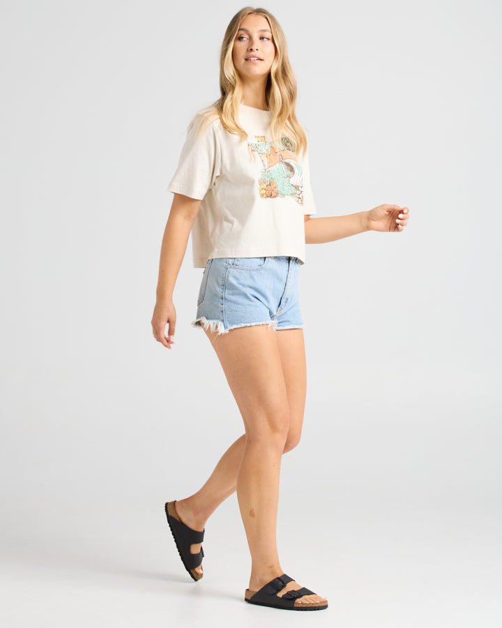 The Mad Hueys LOCALS ONLY | WOMENS BOXY SS TEE