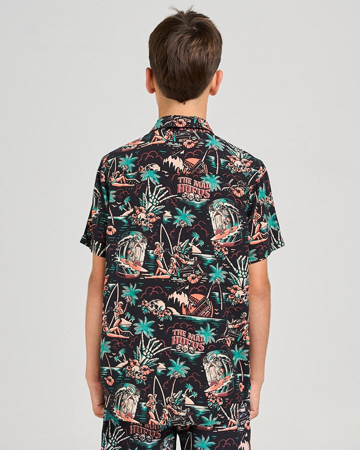 The Mad Hueys SHE'LL BE RIGHT | YOUTH WOVEN SHIRT