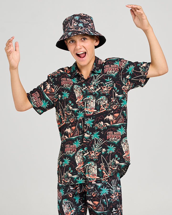 The Mad Hueys SHE'LL BE RIGHT | YOUTH WOVEN SHIRT