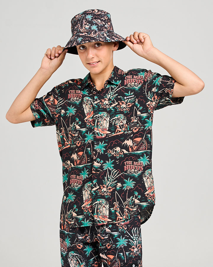 The Mad Hueys SHE'LL BE RIGHT | YOUTH WOVEN SHIRT