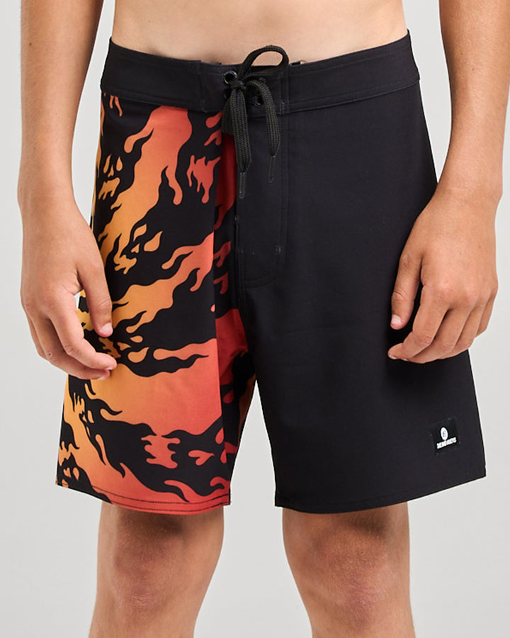 The Mad Hueys SKULL SPIRAL | YOUTH 16" BOARDSHORT