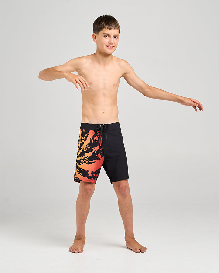 The Mad Hueys SKULL SPIRAL | YOUTH 16" BOARDSHORT