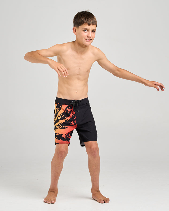 The Mad Hueys SKULL SPIRAL | YOUTH 16" BOARDSHORT
