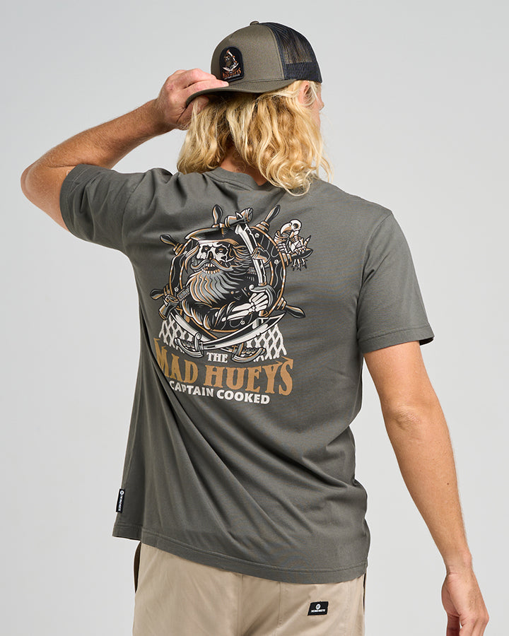 The Mad Hueys CAPTAIN SHIP FACED | SS TEE