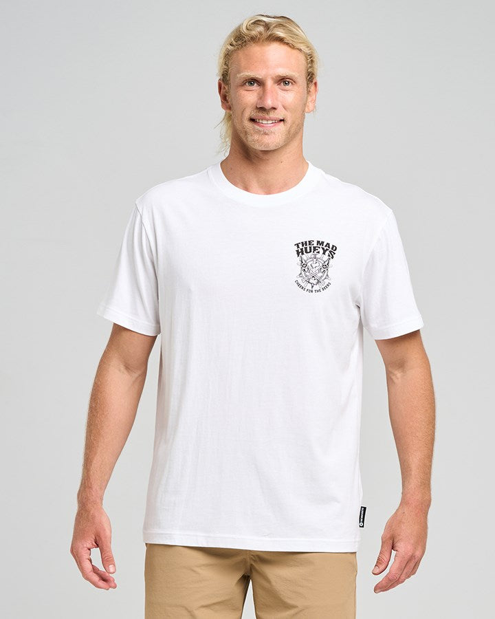 The Mad Hueys SHIP WHEEL BEERS | SS TEE