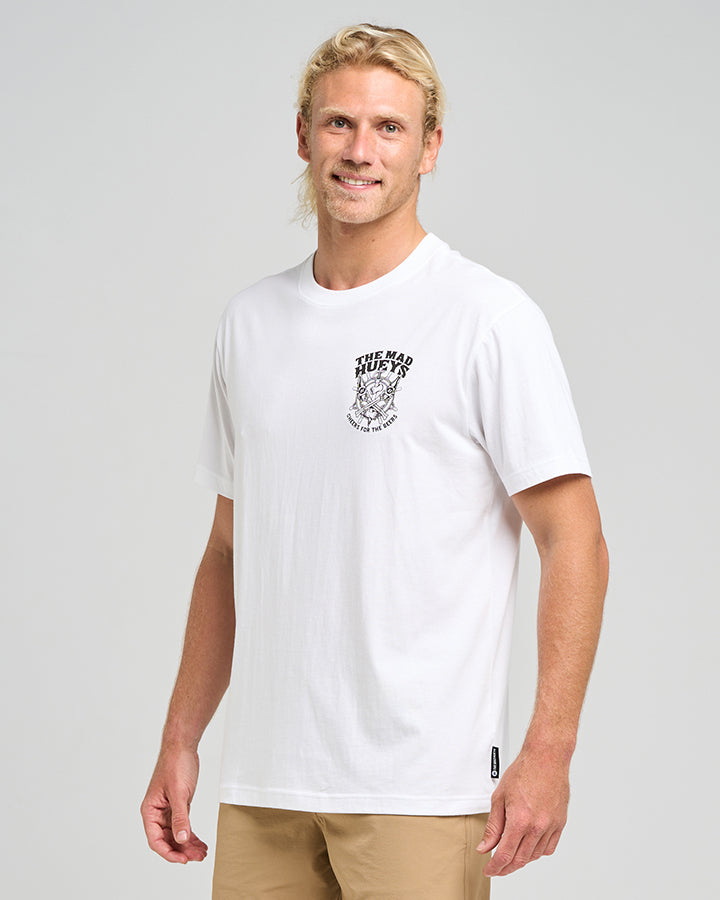 The Mad Hueys SHIP WHEEL BEERS | SS TEE