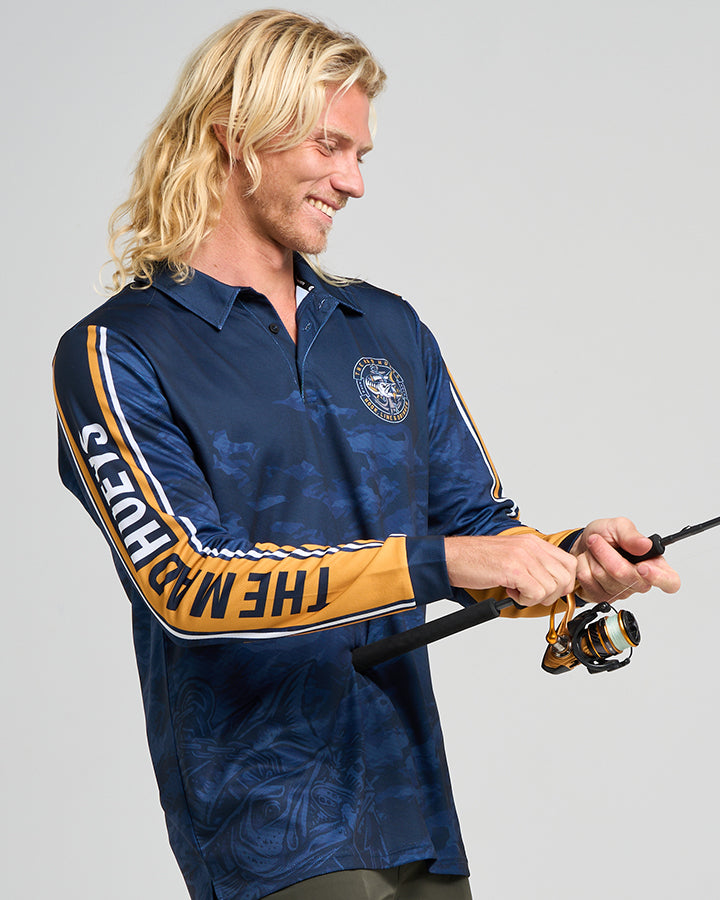 The Mad Hueys HOOKED CUDA | UPF 50+ FISHING JERSEY