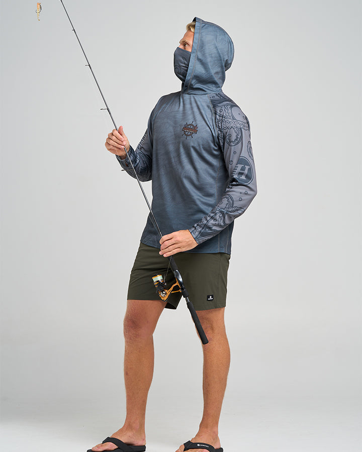 The Mad Hueys THE SEA CAPTAIN | UPF 50+ HOODED FISHING JERSEY