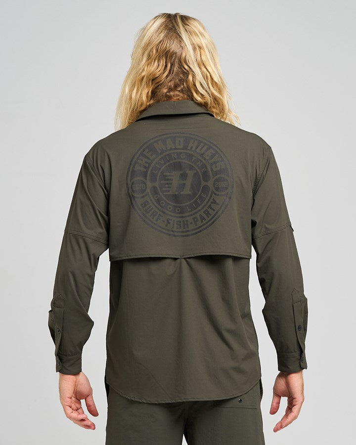 The Mad Hueys HUEYS GOOD LIFE | UPF 50+ FISHING SHIRT