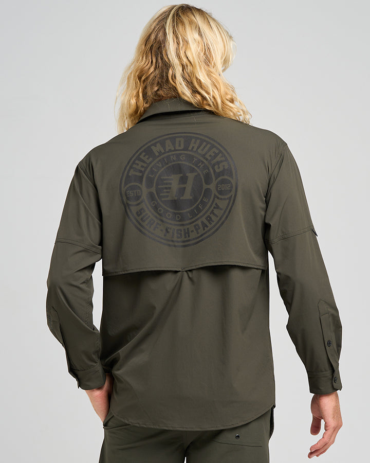 The Mad Hueys HUEYS GOOD LIFE | UPF 50+ FISHING SHIRT