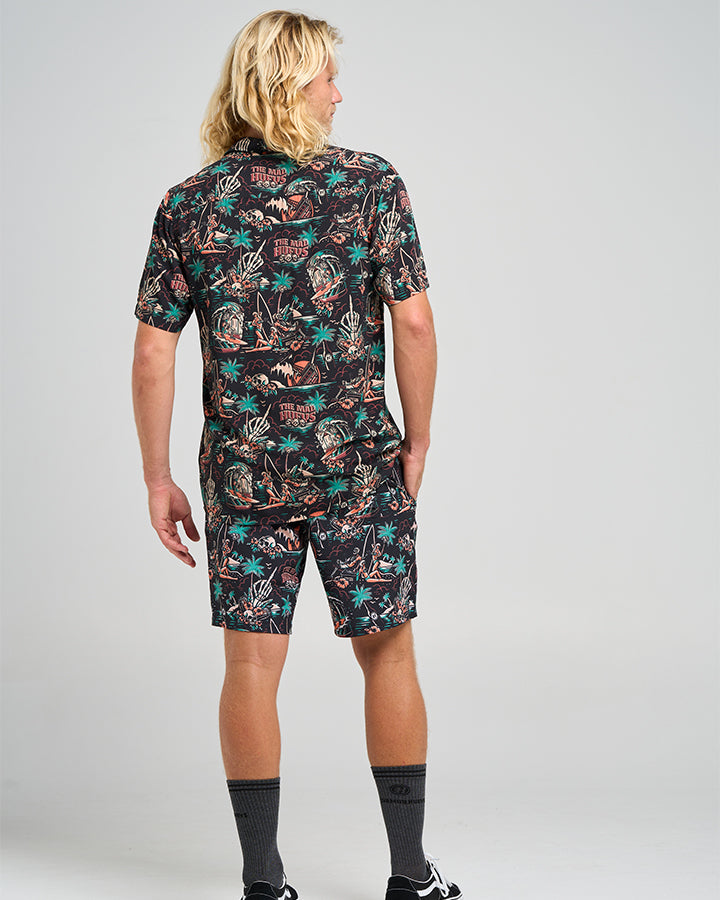 The Mad Hueys SHE'LL BE RIGHT | SS WOVEN SHIRT