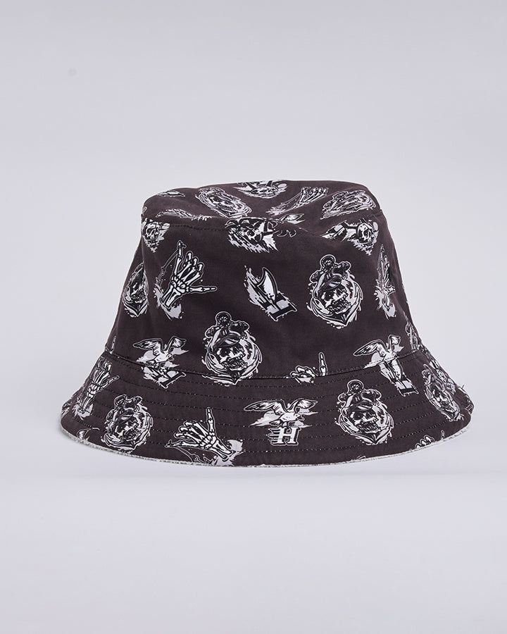 The Mad Hueys THE SAILOR ANCHOR | REVERSIBLE TERRY BUCKET HAT