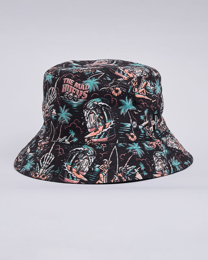 The Mad Hueys SHE'LL BE RIGHT | REVERSIBLE BUCKET HAT